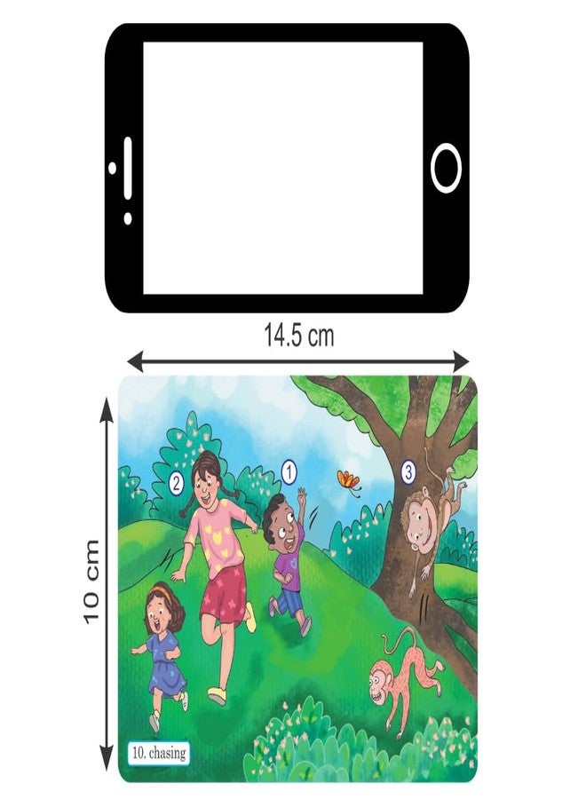 Brainy Bug Resources Brainy Bug English Learning Flashcards with App-Enabled Audio Feature | Action Words, Grammar & Sentence Practice for Kids | Educational Resource for Early Learners, Special Needs Kids - Image 3